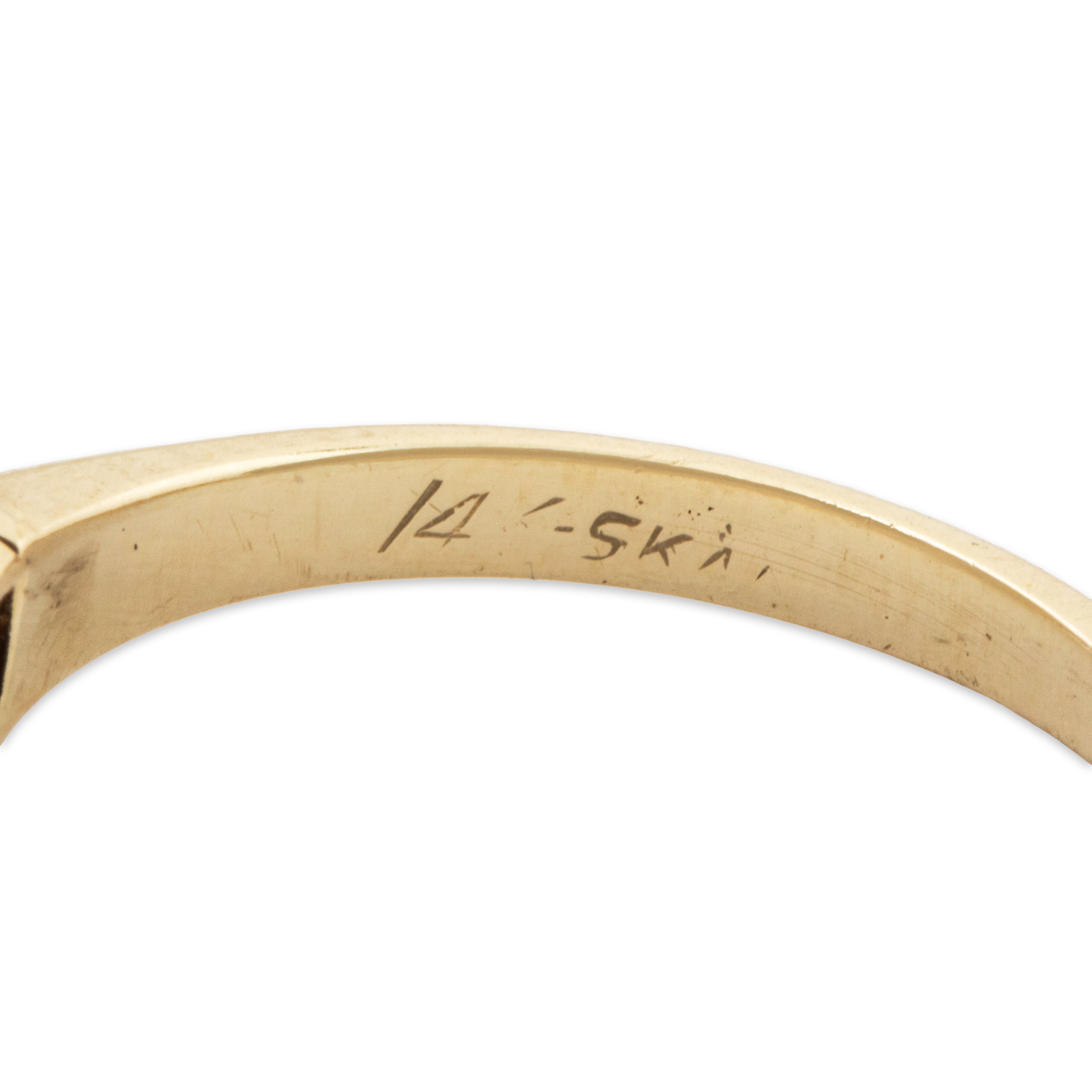 Vintage 14k Yellow Gold .2ct Diamond Solitaire Ring 4.50、mySite、hinf8tx79