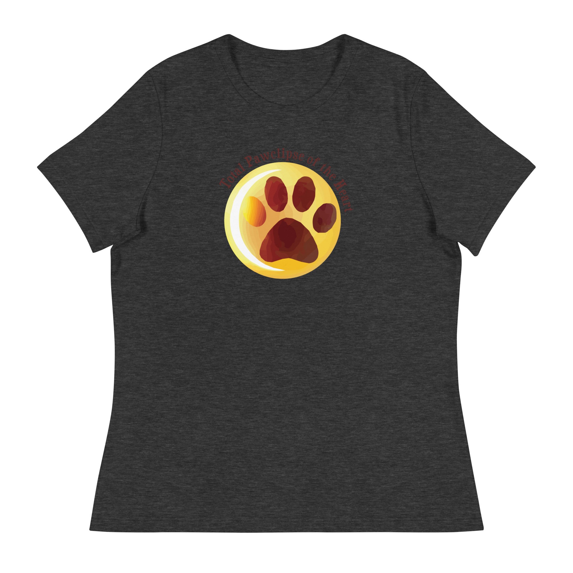 Total Pawclipse Of The Heart Women's Relaxed T-Shirt、mySite、camillekostekn