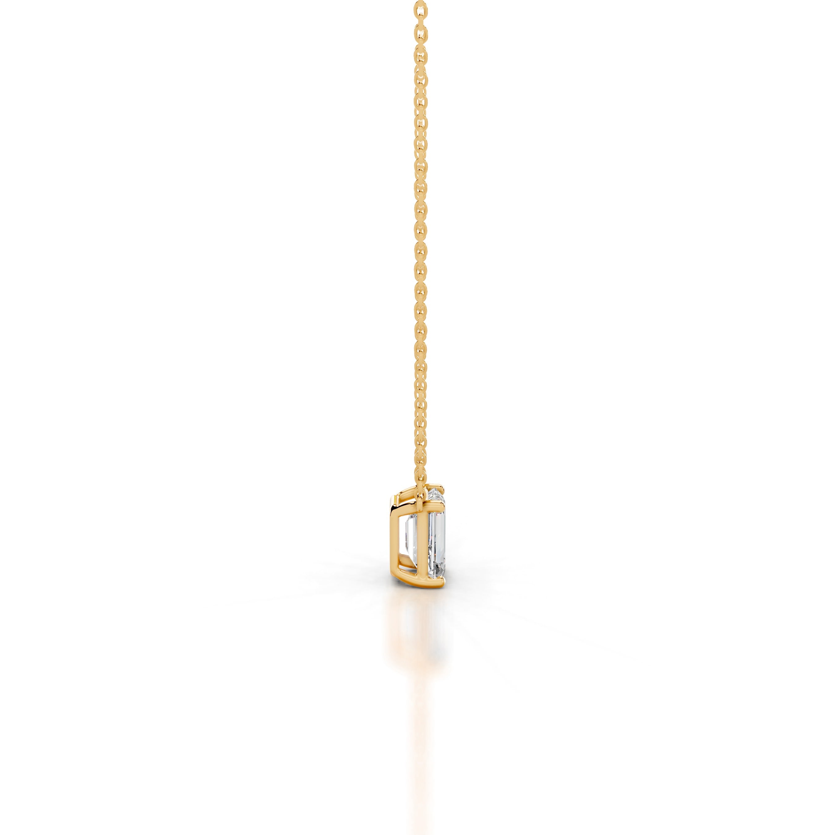Mary Lab Grown Diamond Pendant - 18K Yellow Gold、mySite、hinf8tx79