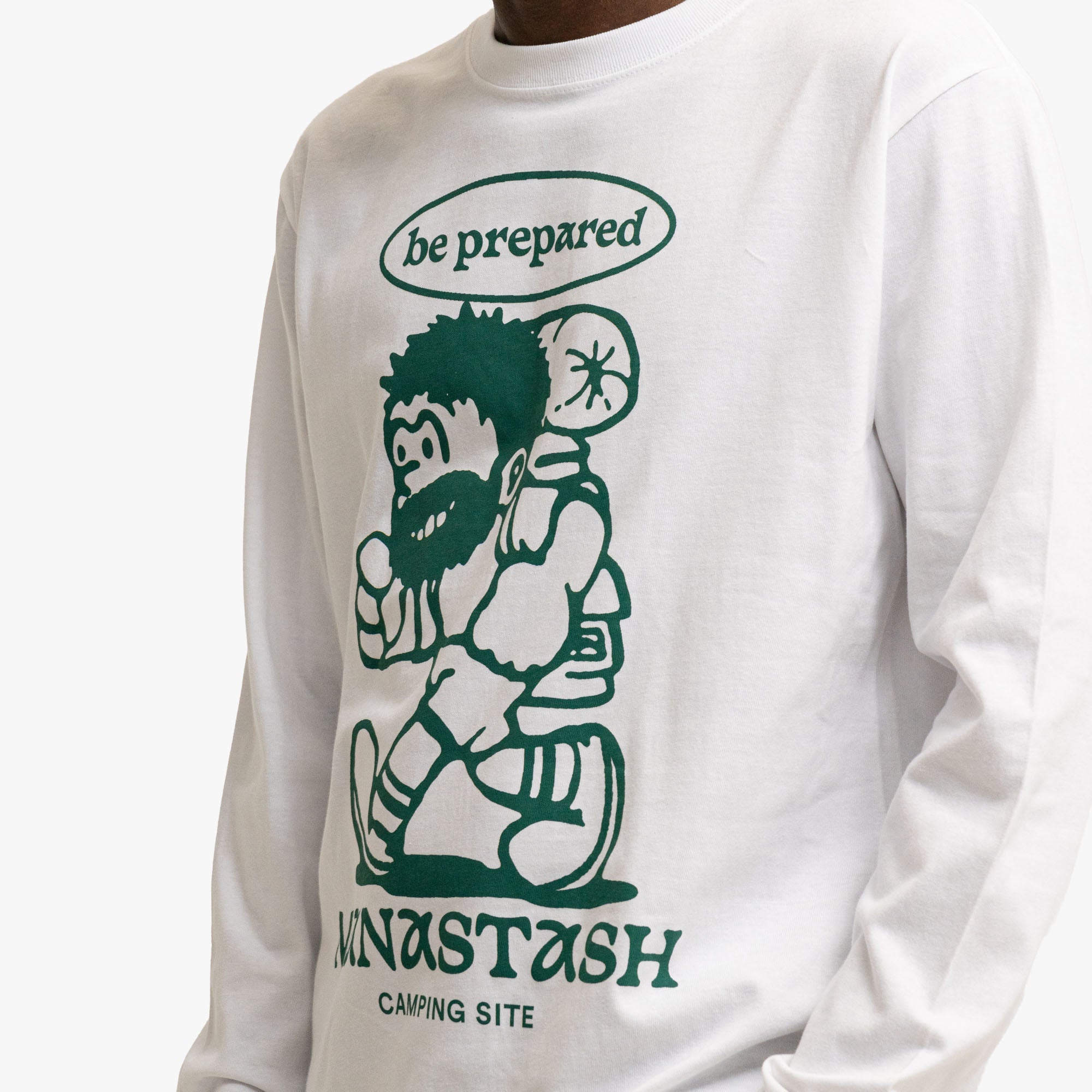  Manastash Prepared Longsleeve White、mySite、merchandisen