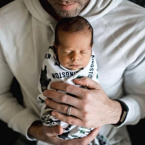  Brody's Bear Personalized Baby Name Swaddle Blanket、mySite、layawaytickets