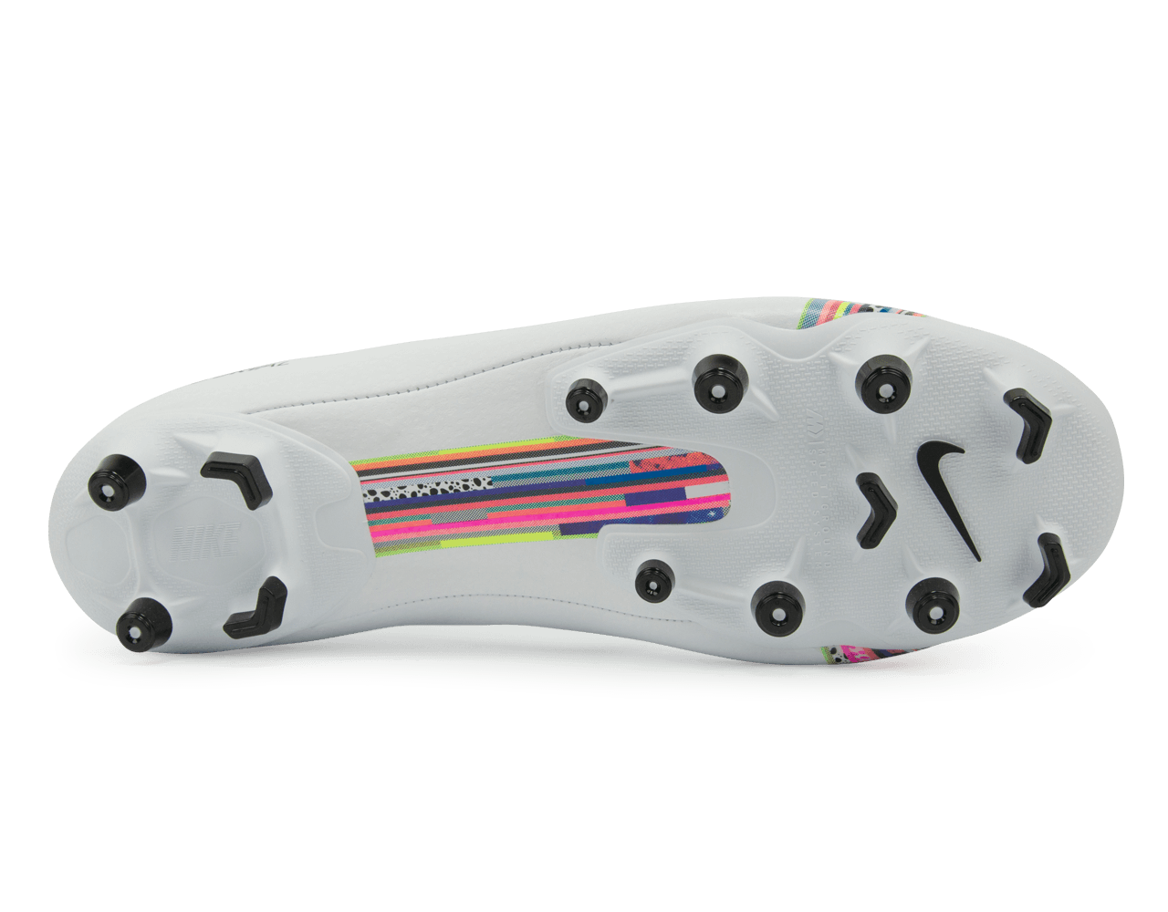 Nike Men's Mercurial Superfly 6 Academy CR7 MG White/Black/Pure Platinum、mySite、noshort