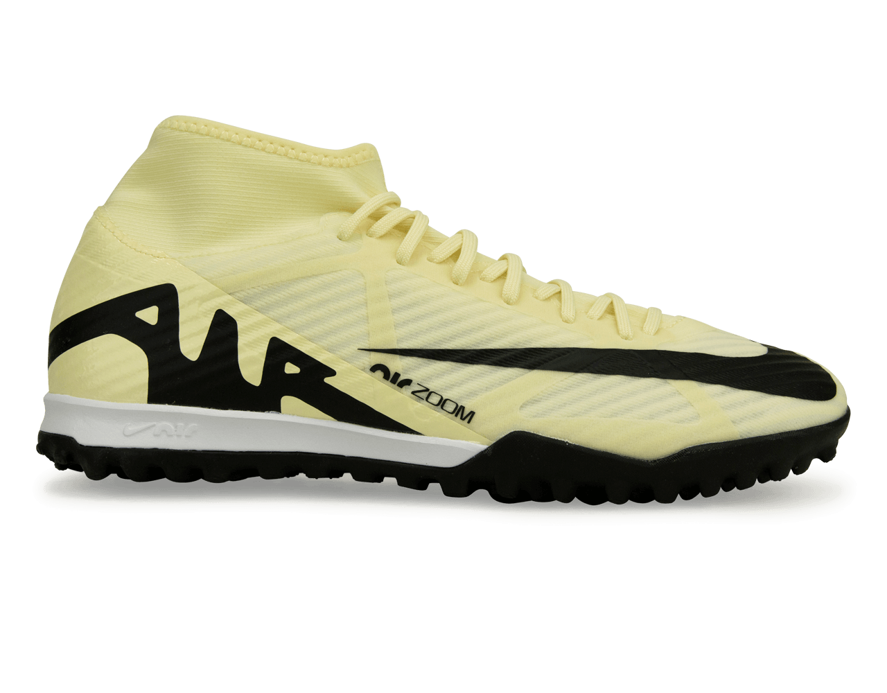 Nike Men's Zoom Mercurial Superfly 9 Academy TF Lemonade/Black、mySite、noshort