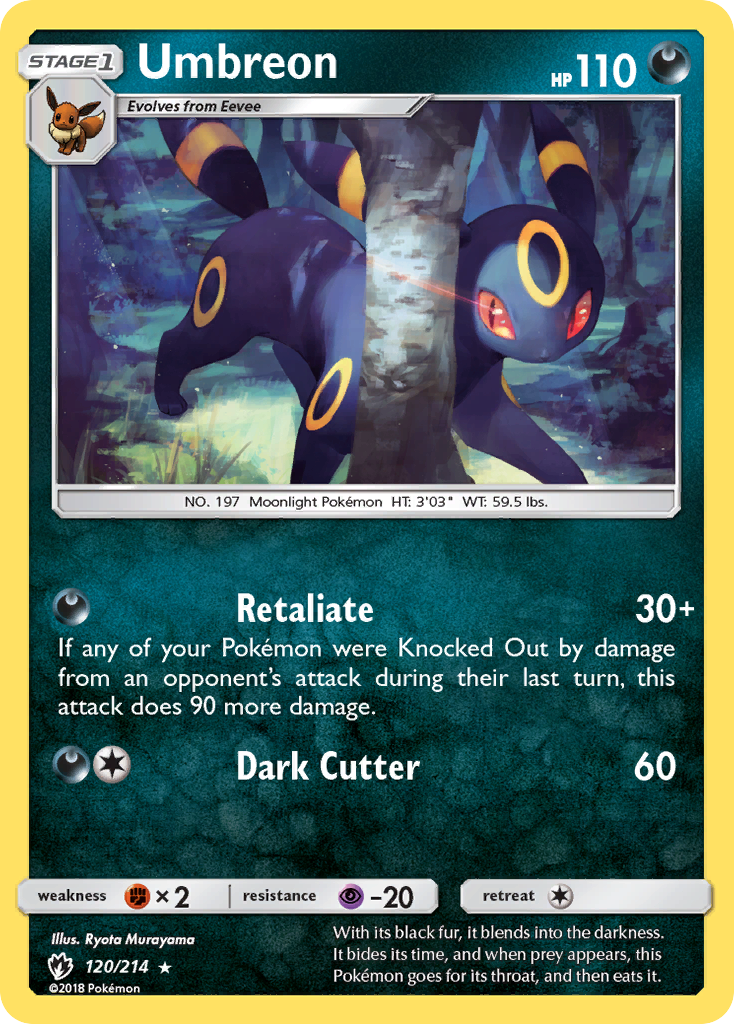 Umbreon (120/214) Sun & Moon: Lost Thunder、mySite、waistdrama