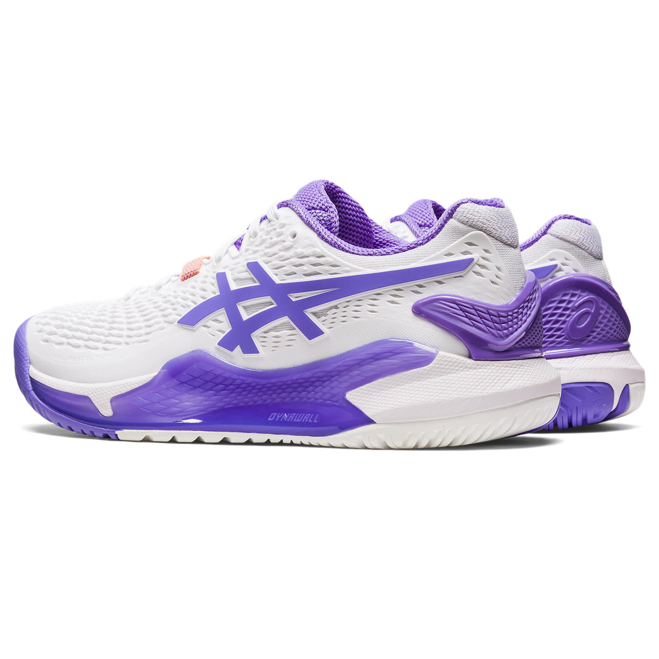 Asics Gel Resolution 9 Women's Tennis Shoe (White/Amethyst)