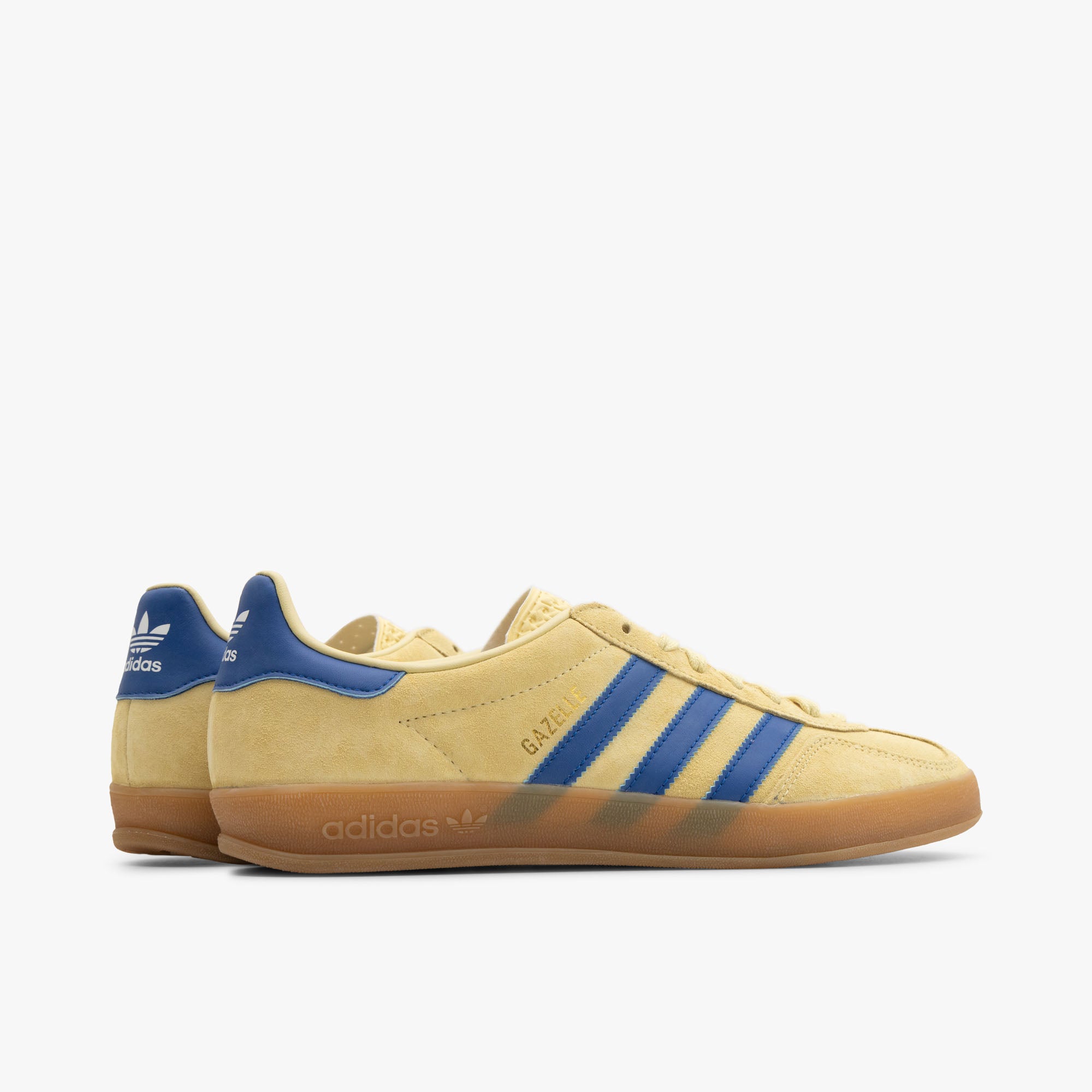 adidas Originals Gazelle Indoor Powder Yellow / Team Royal Blue - Footwear White、mySite、merchandisen