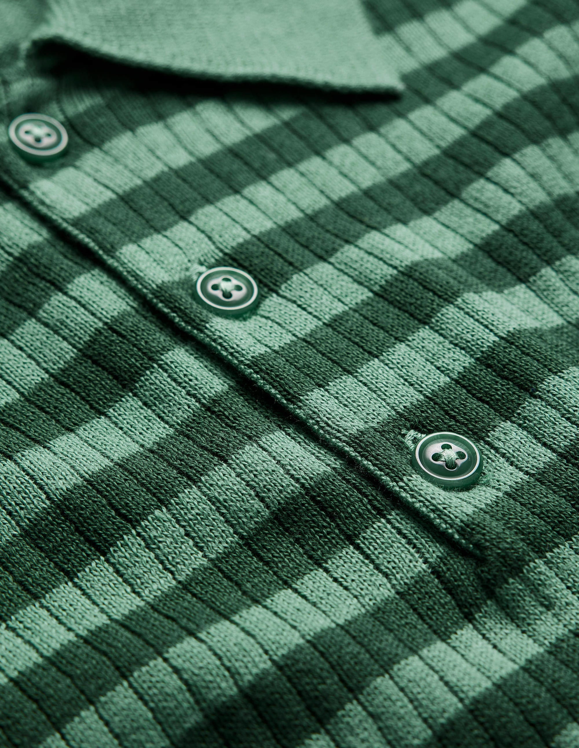  Knitted Ribbed Polo-Deep Sea Stripe、mySite、ashleygrahame