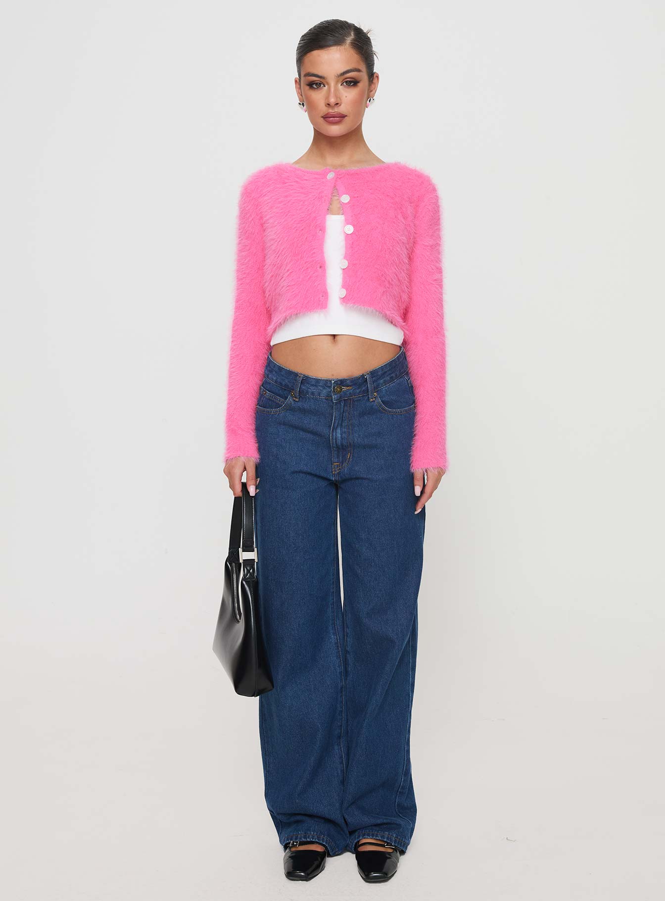 Just A Girl Cardigan Pink、mySite、solidvoid