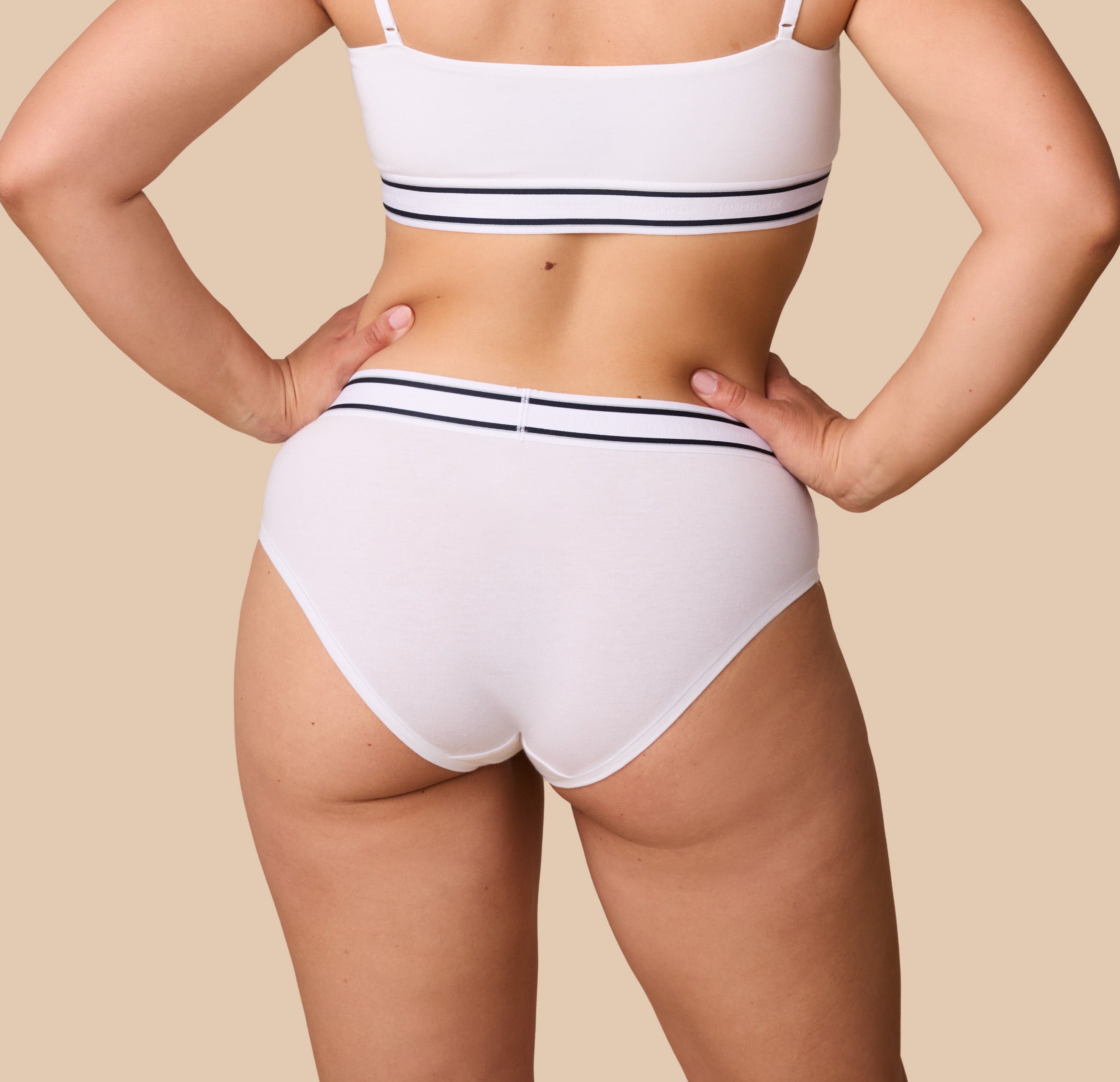 Cloud Cotton Retro Hiphugger - White、mySite、bengalsvssteelers