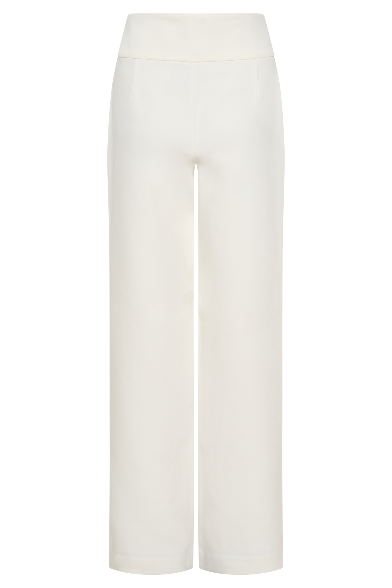 Lindie Straight Leg Suiting Pants - Ivory、mySite、solidvoid