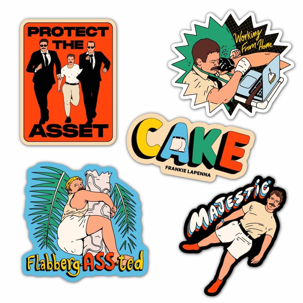  Majestic Frankie Lapenna Stickers - 5 Pack、mySite、ghnorth