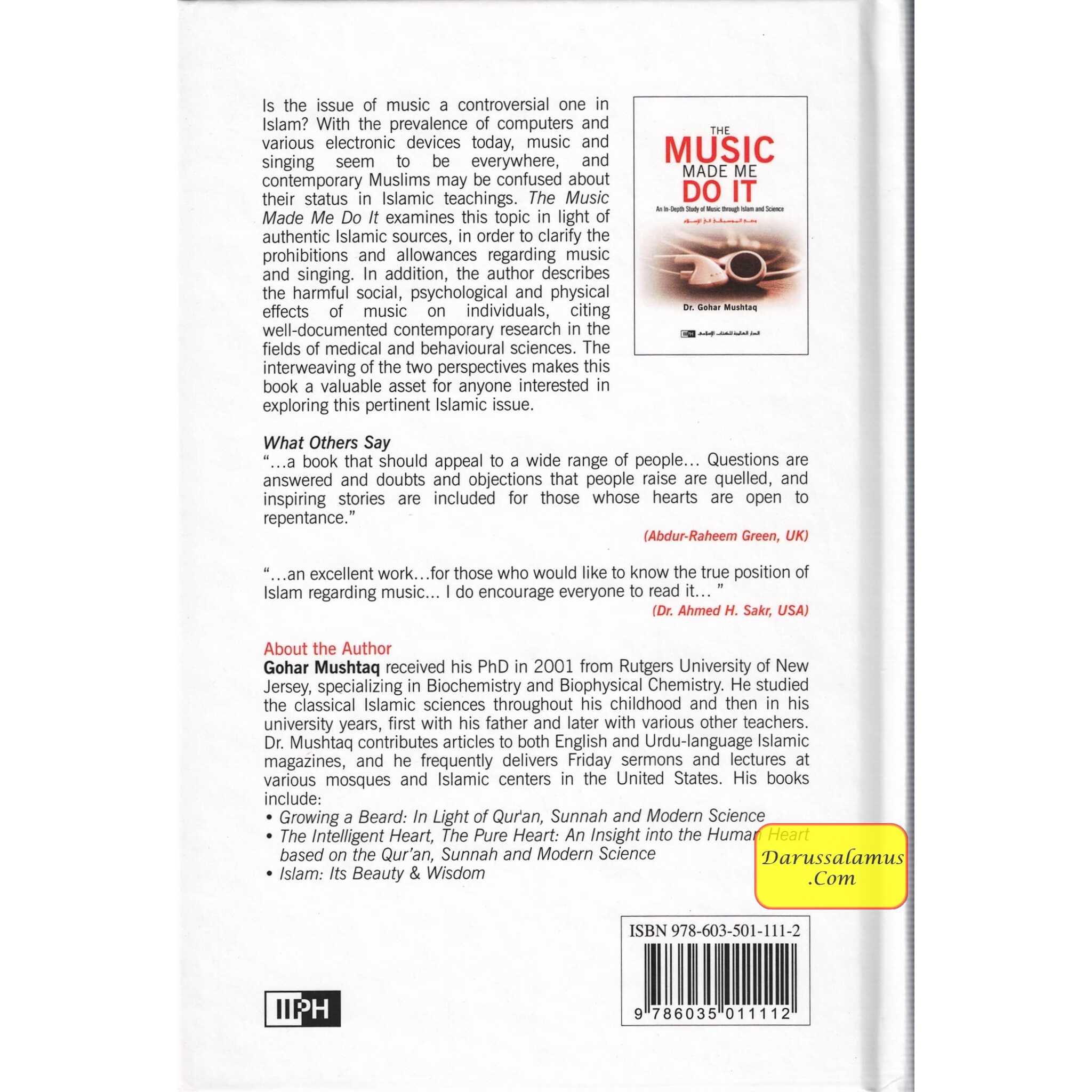 The Music Made Me Do it By Dr Gohar Mushtaq、mySite、topwebapps