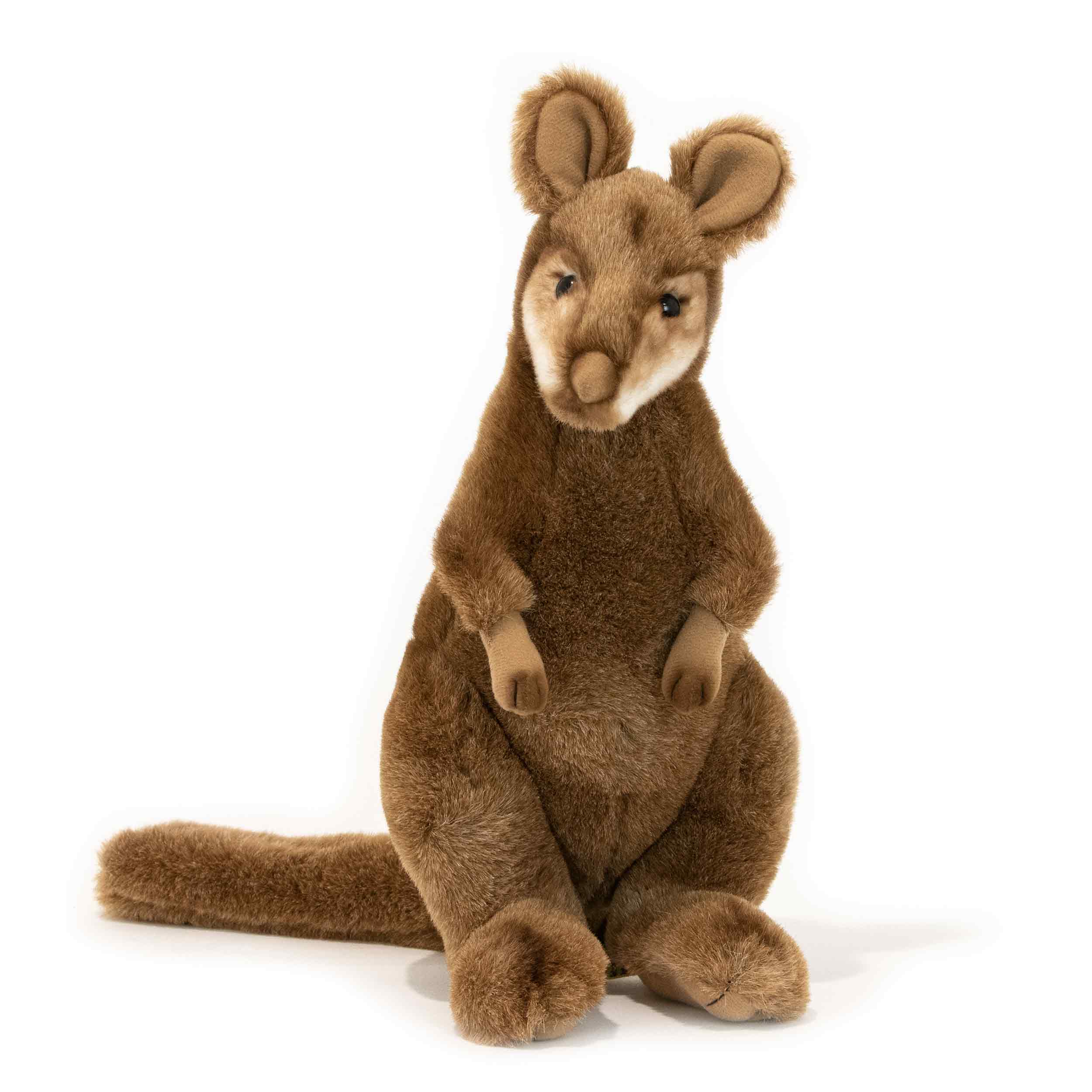 Australian Wallaby Red Necked Bennett’s Plush Animal Lifelike Size 33cm/13″、mySite、g9winljtr
