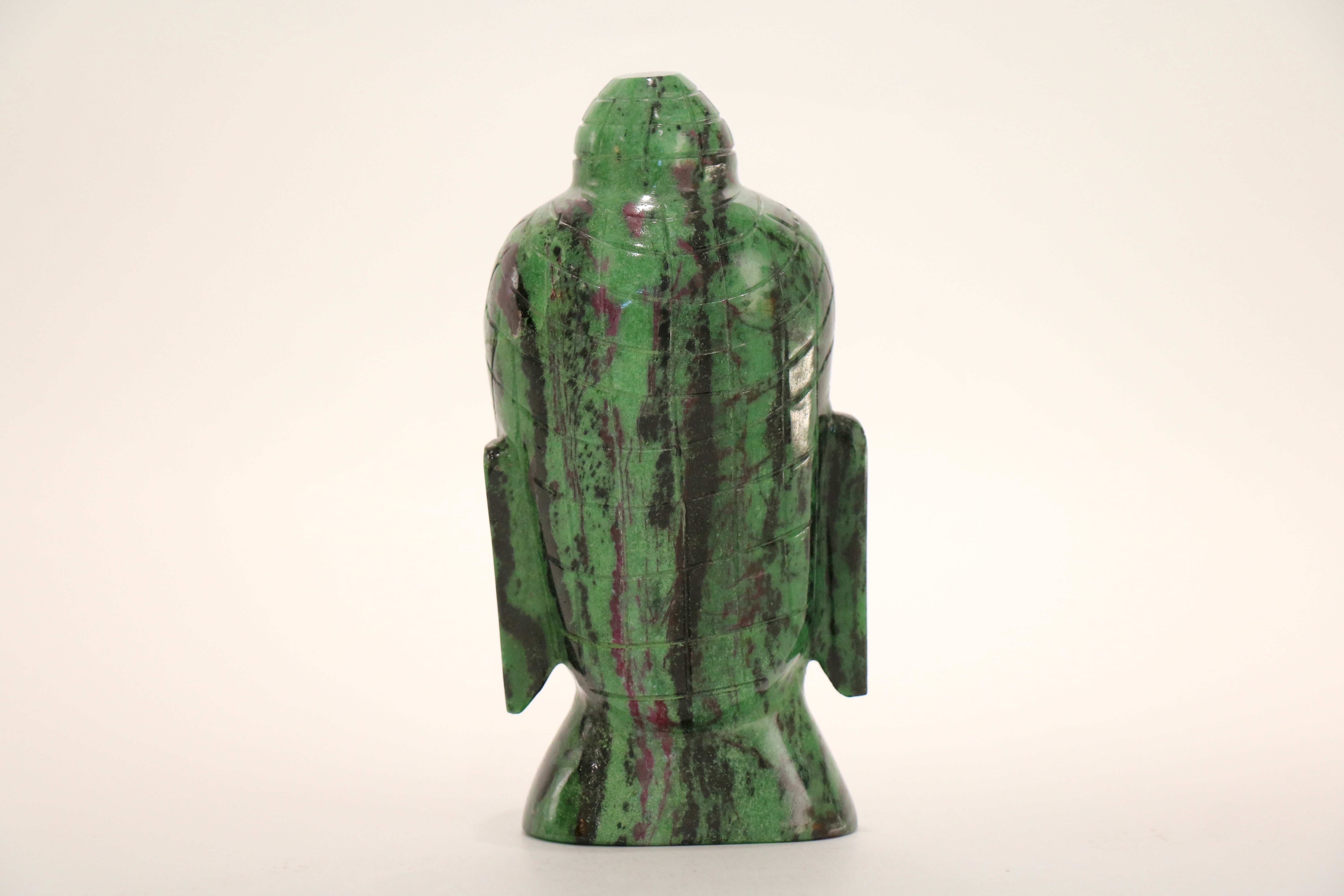 Buddha Head - Ruby Zoisite (15 cm)、mySite、topwebapps
