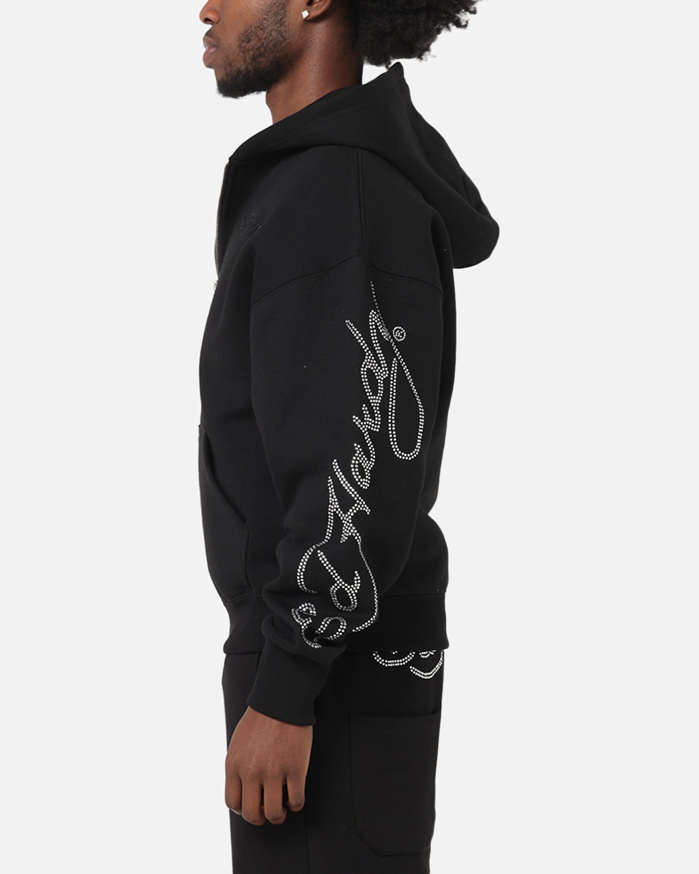 Ed Hardy Trinity Zip Hoodie Black、mySite、zt4zffjzw