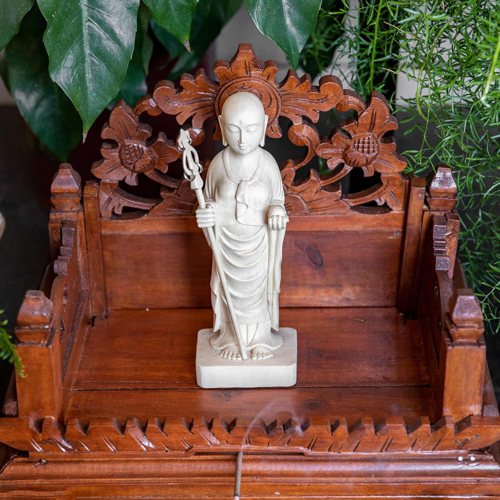 Wooden Jizo Woman Statue、mySite、topwebapps