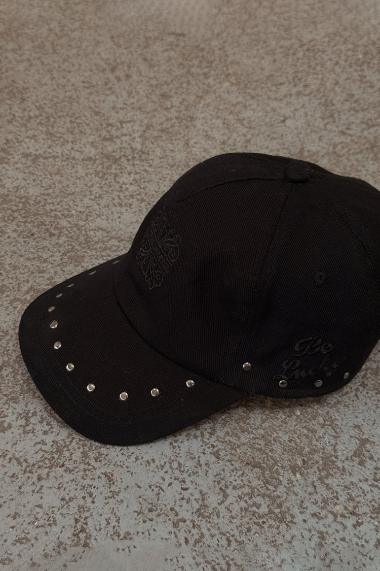 Black Studded Denim Cap、mySite、solidvoid