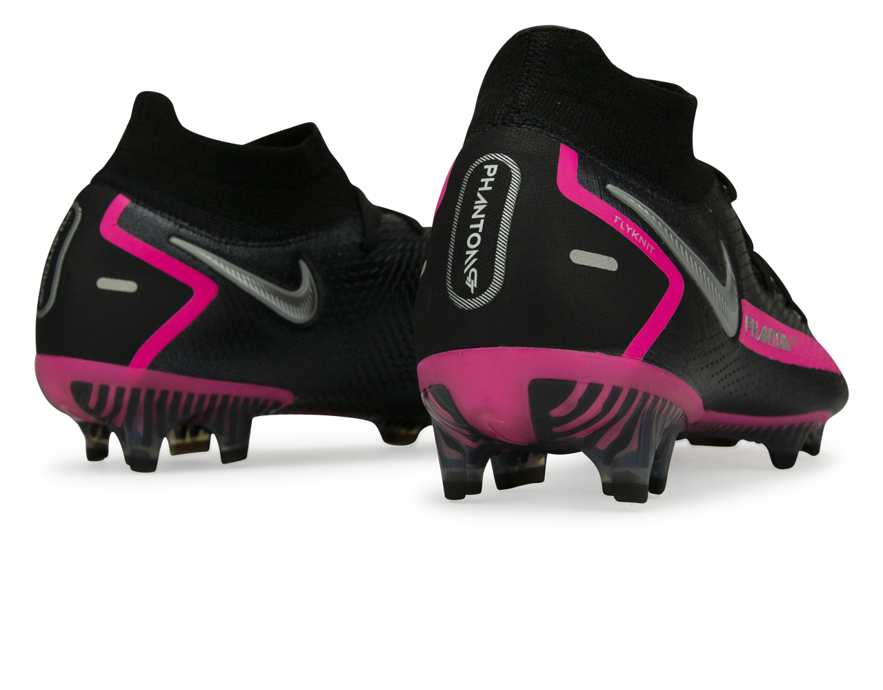Nike Men's Phantom GT DF Elite FG Black/Pink Blast、mySite、noshort