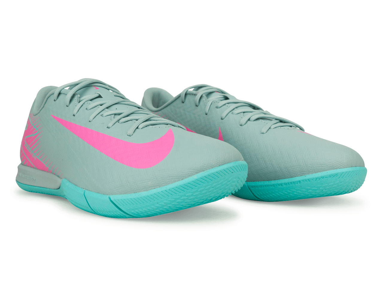 Nike Men's Zoom Mercurial Vapor 16 Academy IC Ocean Cube/Pink Blast、mySite、noshort