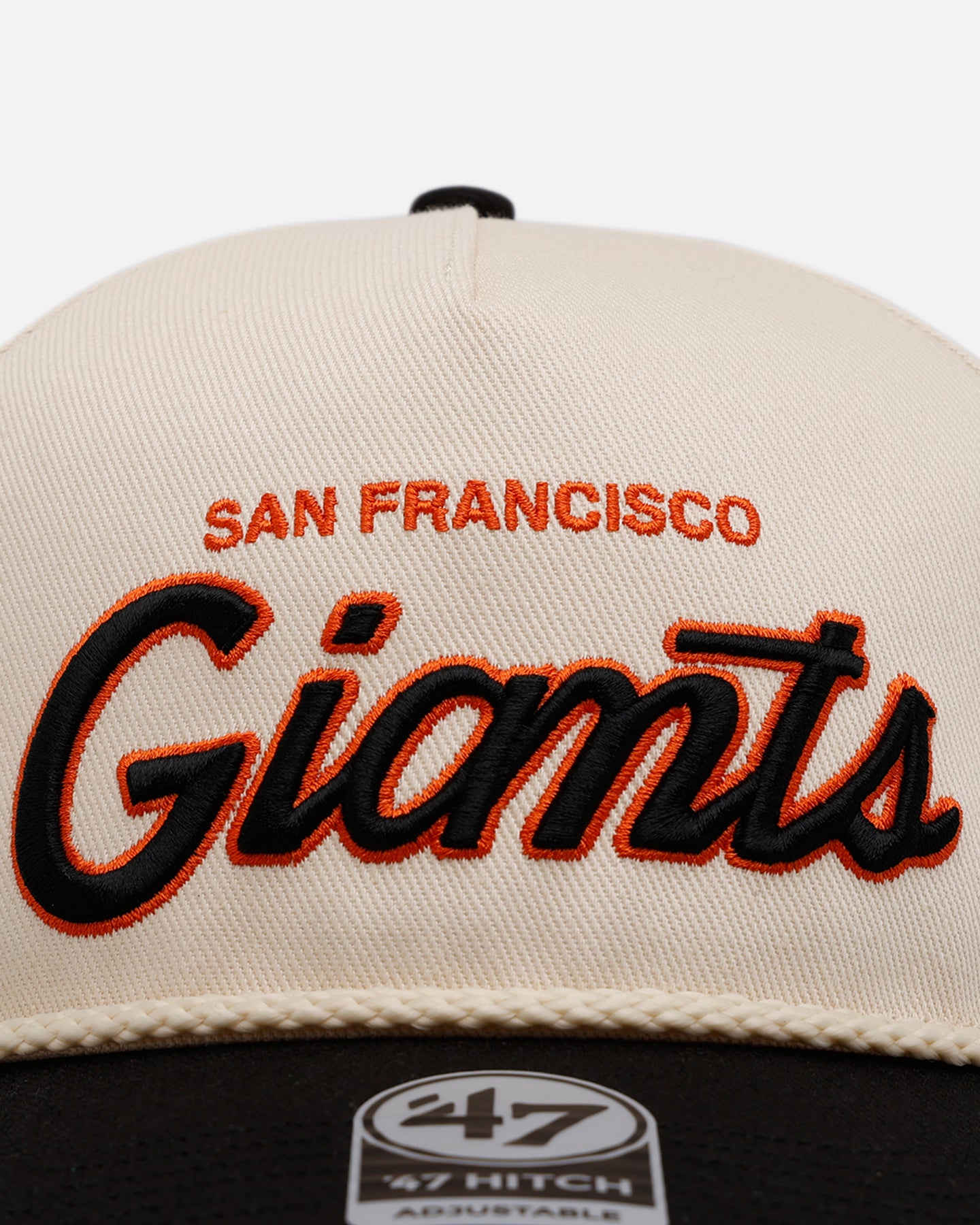 47 Brand San Francisco Giants 'MLB Opening Day' Script Hitch Snapback Natural、mySite、zt4zffjzw