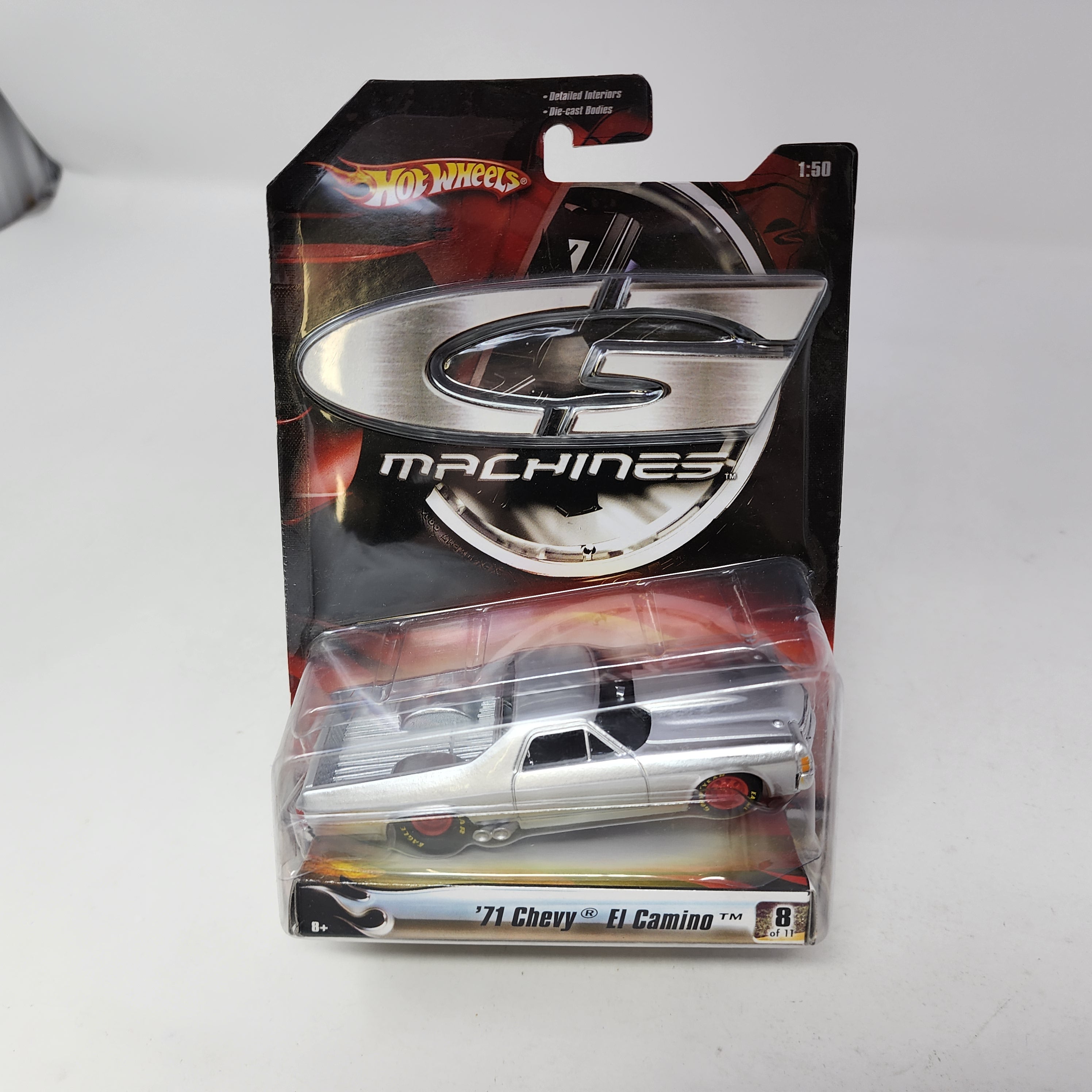'71 Chevy El Camino * Silver * Hot Wheels G Machines * 1:50 Scale、mySite、hgirdovlk