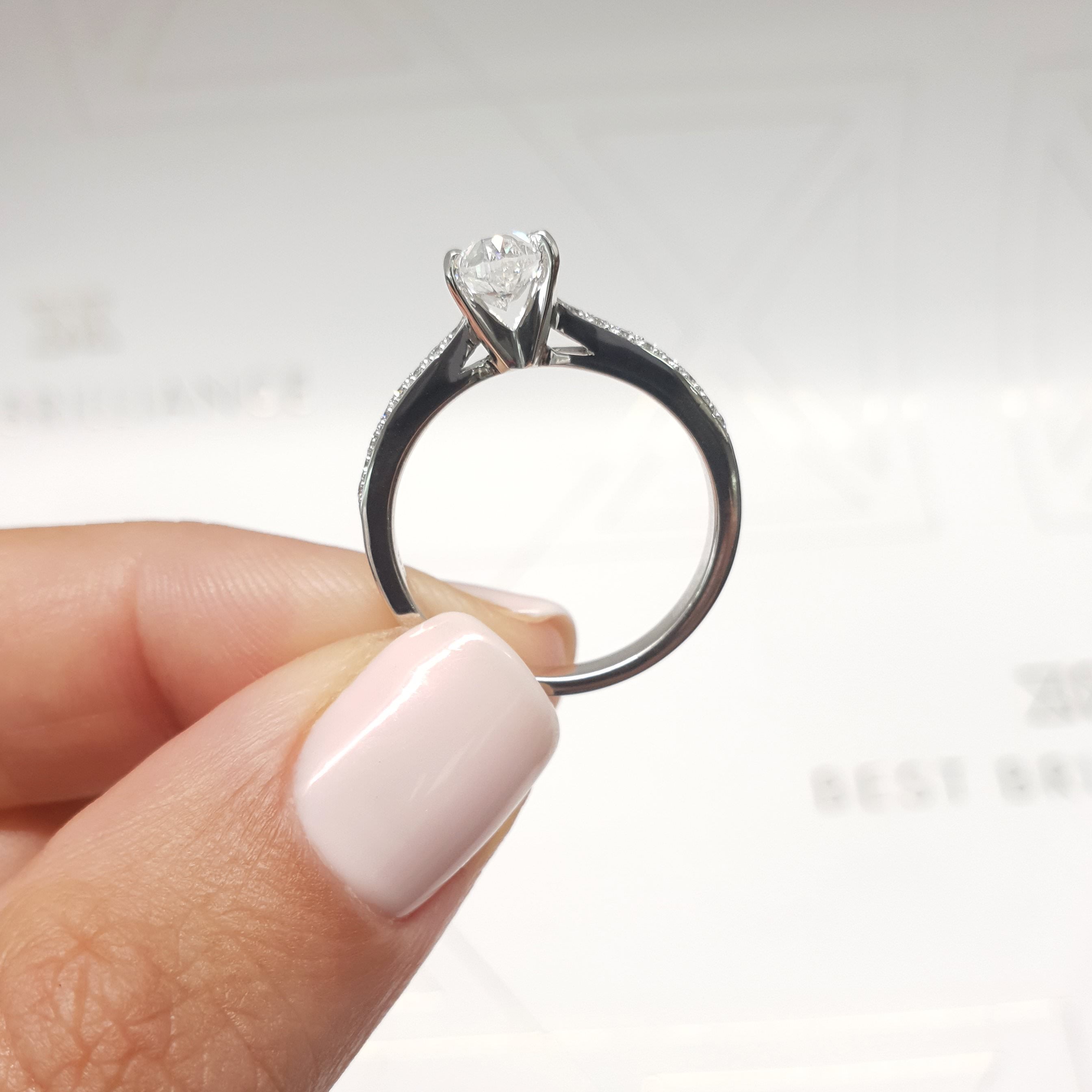 Talia Lab Grown Diamond Ring -Platinum、mySite、hinf8tx79