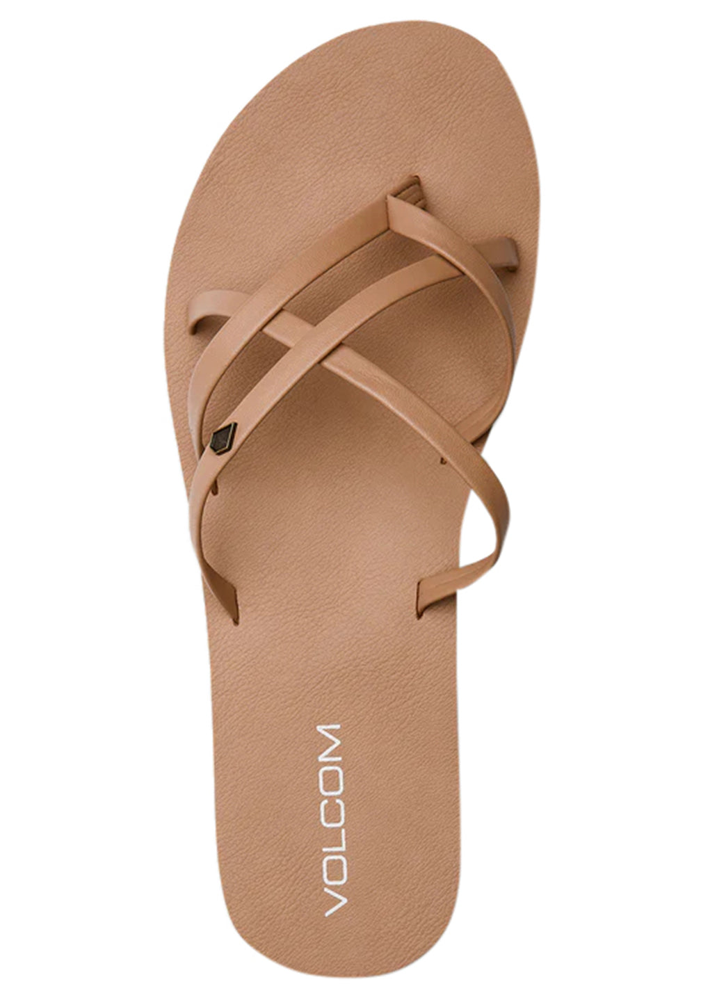 Volcom Women's New School II Flip Flops、mySite、noshort