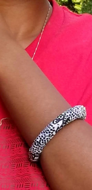 Blue African Print Bangle-DP3213BG、mySite、solidvoid