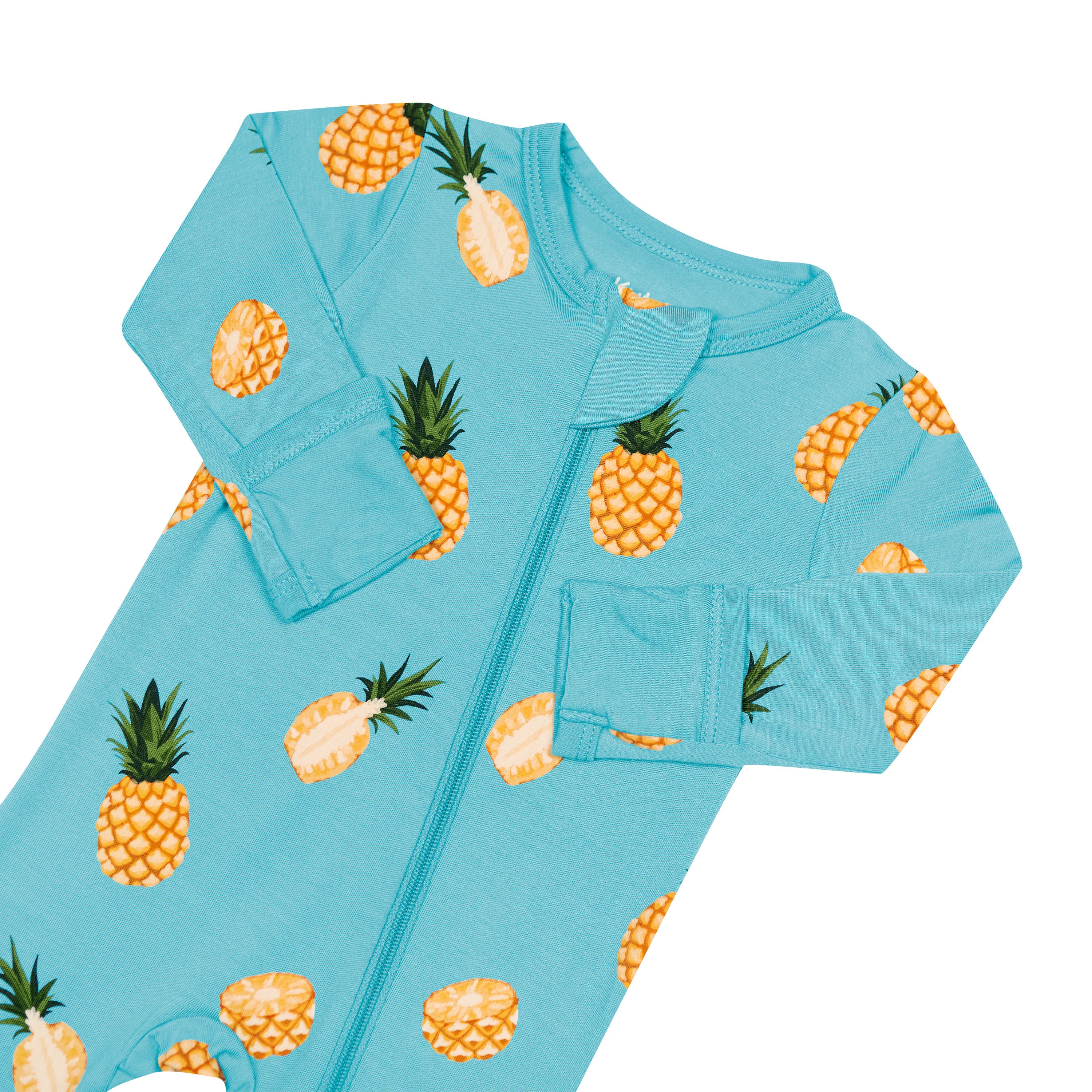  Zippered Footie in Pineapple、mySite、layawaytickets