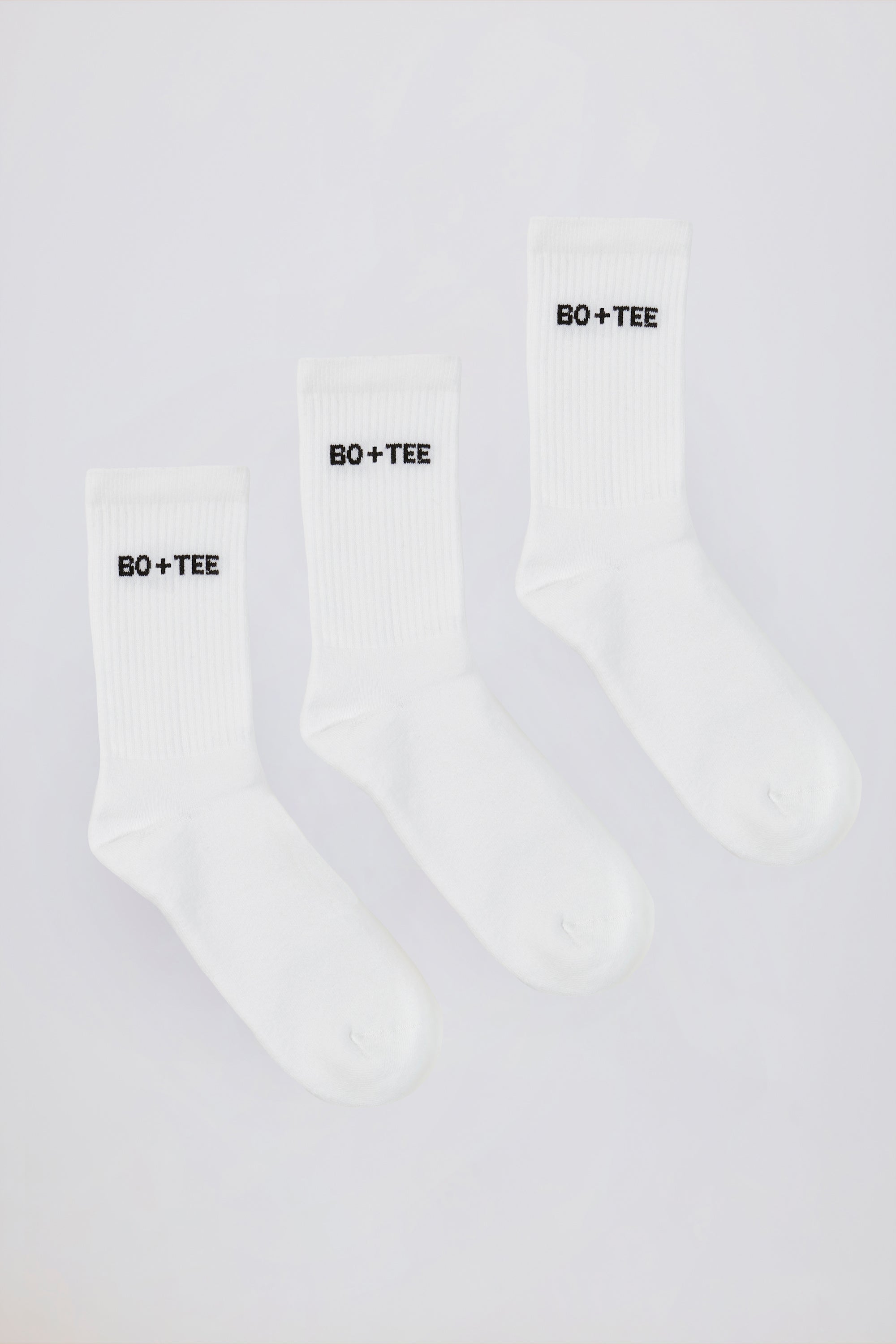  Ribbed Crew Sock Bundle in White、mySite、sugarbowlscore