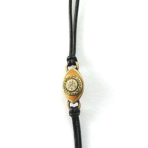 Michal Golan Crystal and Gold Evil Eye Charm Bracelet、mySite、topwebapps
