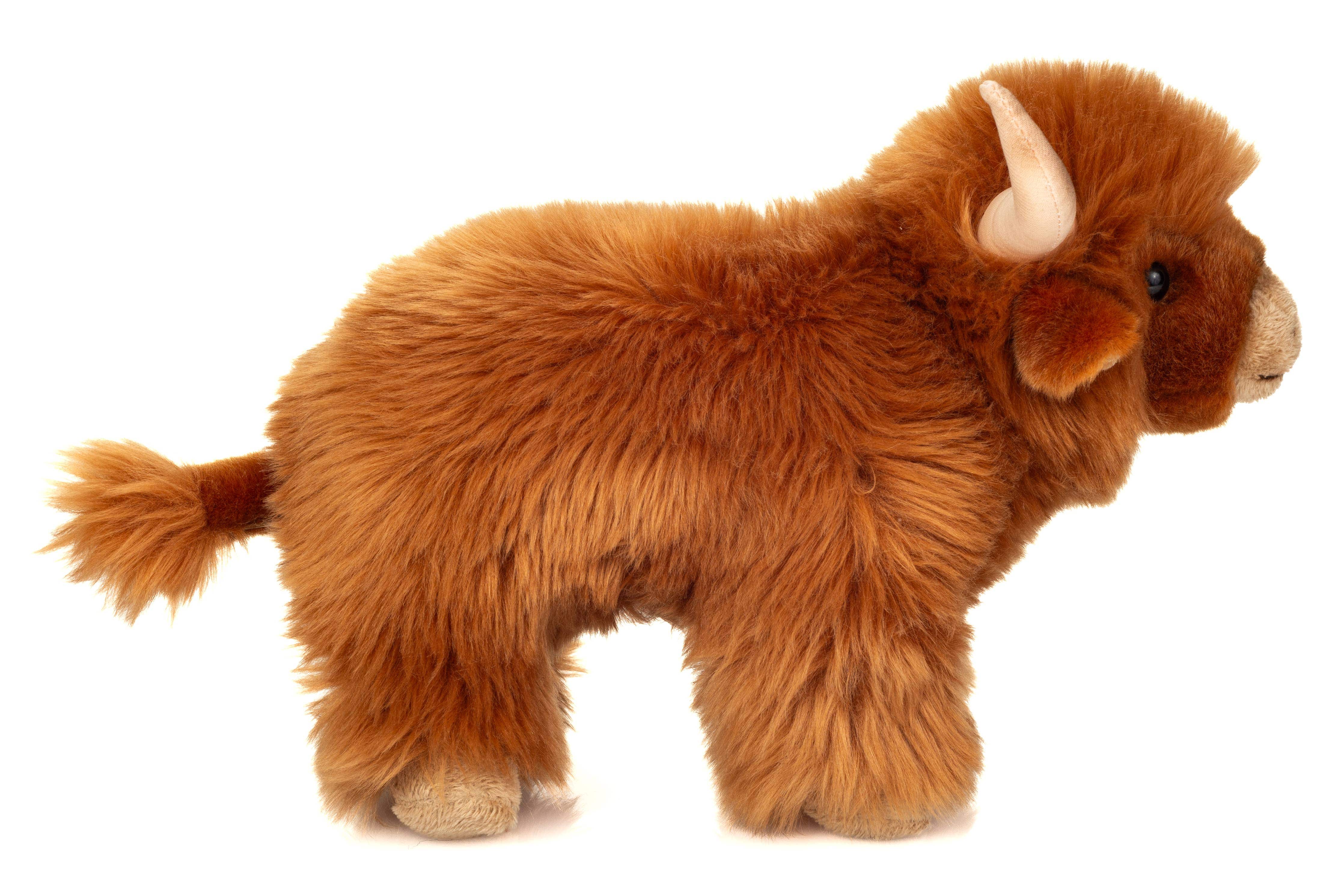 Fluffy Cute Red Highland Cow Plushie by Teddy Hermann、mySite、g9winljtr