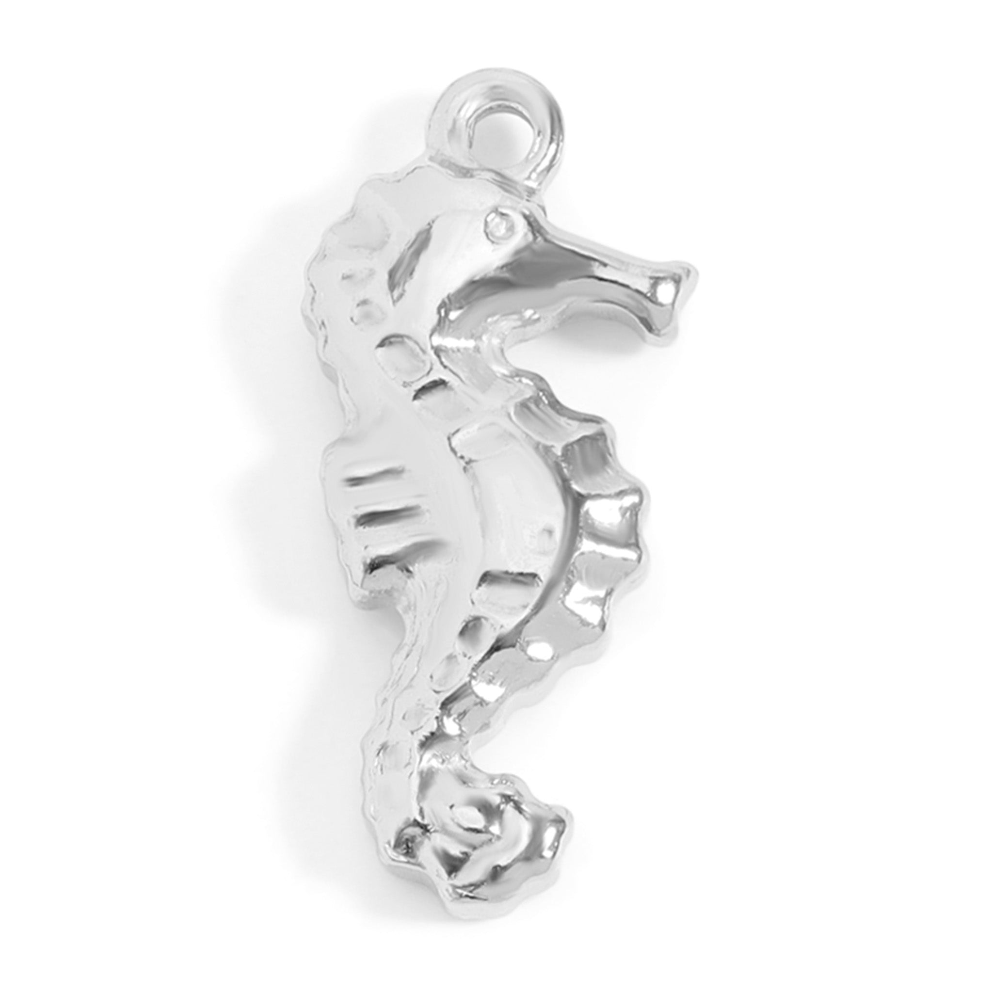 18K Gold PVD Stainless Steel Seahorse Charm / PDL0096、mySite、dreamappss