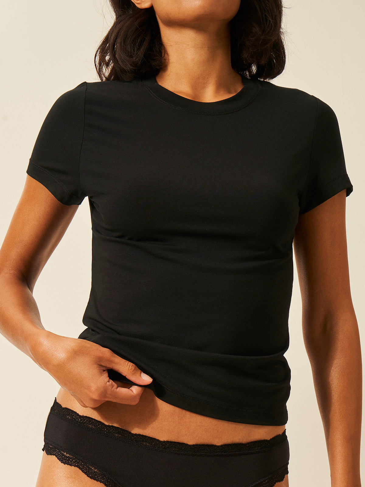 Short Sleeve Top - Black、mySite、bengalsvssteelers