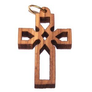 Olive wood Celtic Cross Laser Pendant (6cm or 2.36 long )、mySite、topwebapps