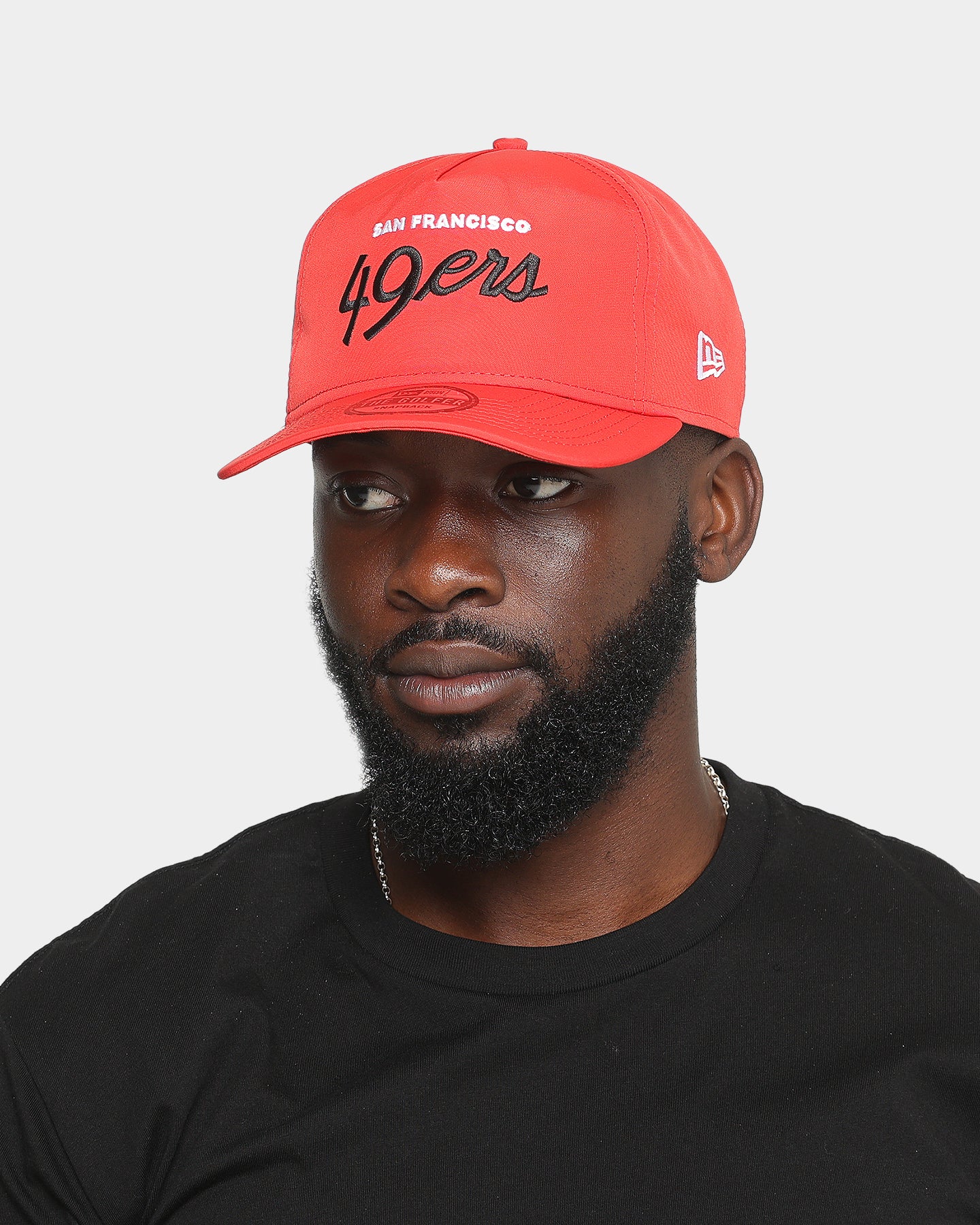 New Era San Francisco 49ers 'Team Script' Prolight Old Golfer Snapback Original Team Colours、mySite、zt4zffjzw