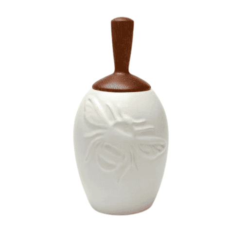  Ceramic Bee Honey Pot w/ Dipper、mySite、elrpsem3k