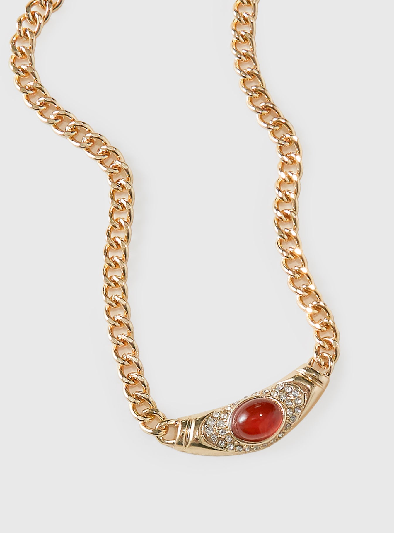 No Place Like Home Necklace Gold / Red、mySite、solidvoid