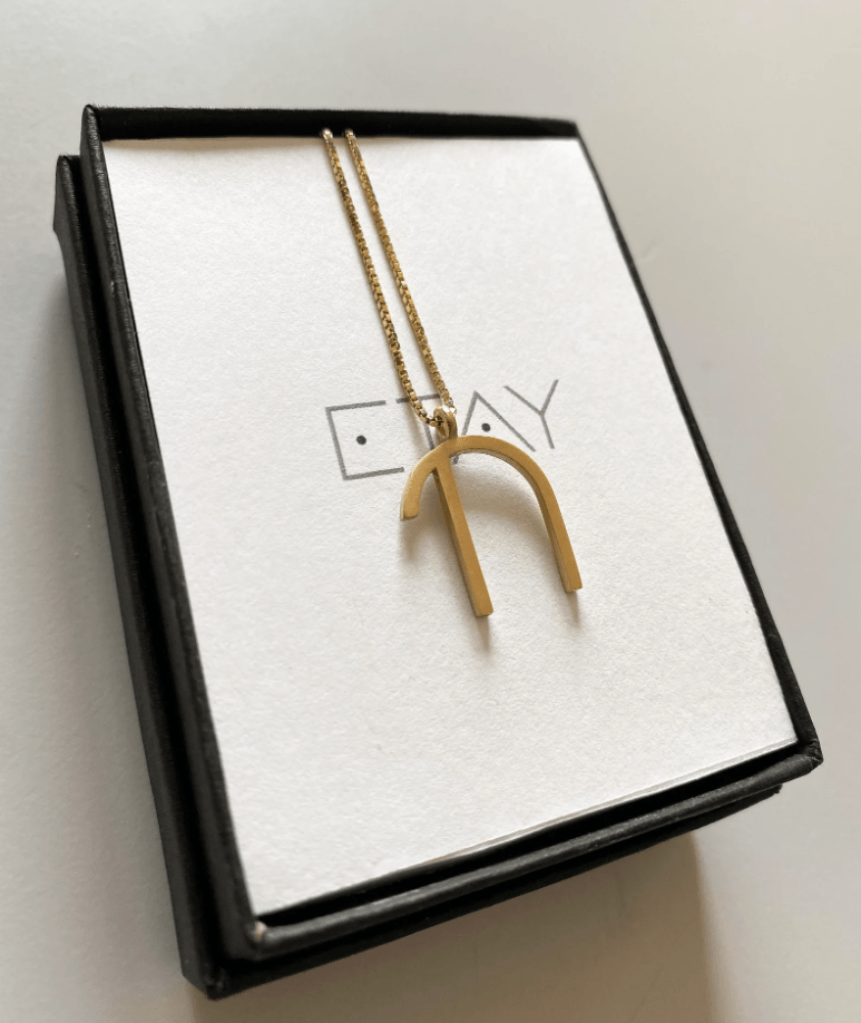 Minimalist Chai Necklace - Sterling Silver or Gold-Plated、mySite、topwebapps