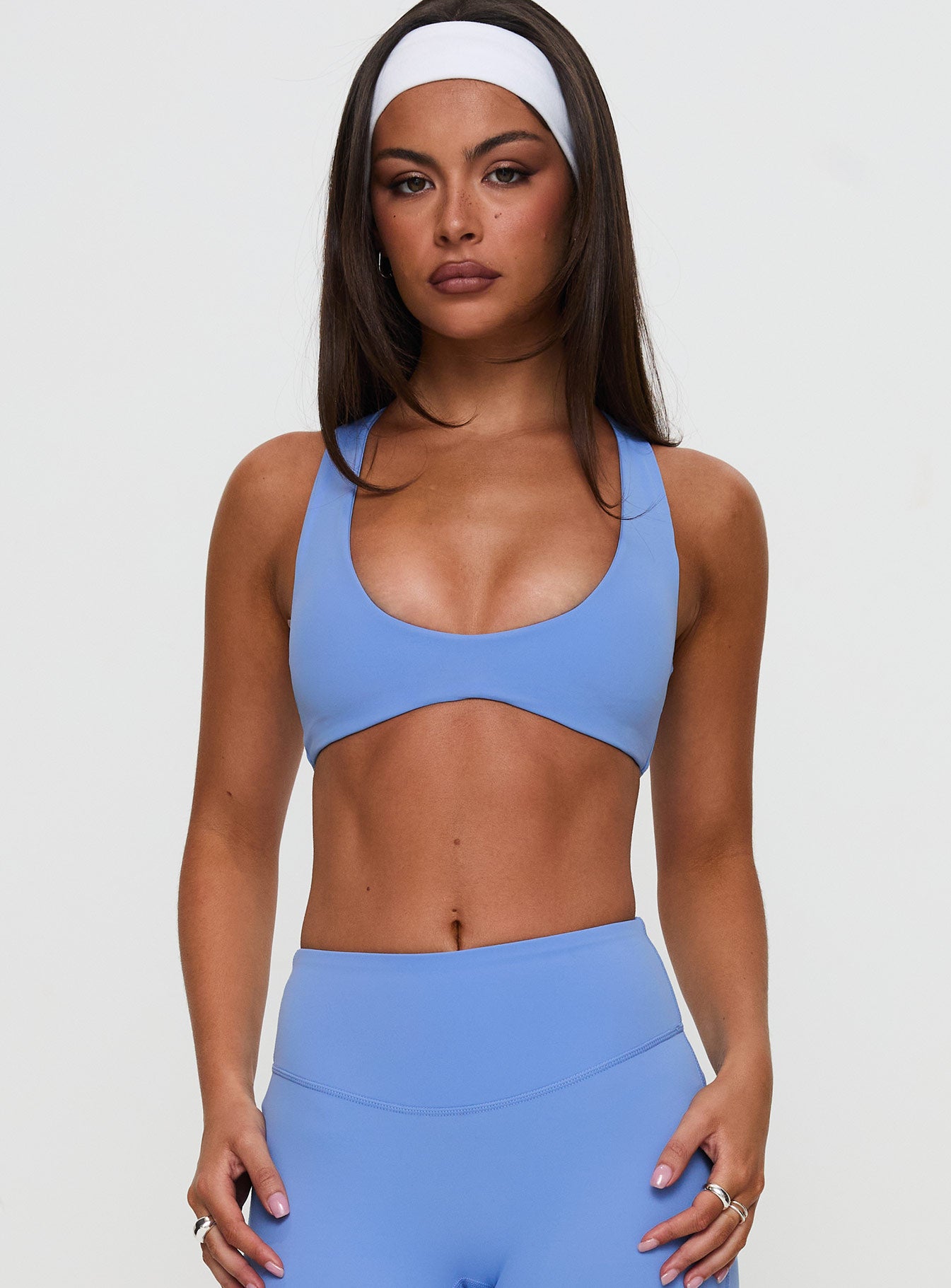 Pulse Active Halter Crop Blue、mySite、solidvoid