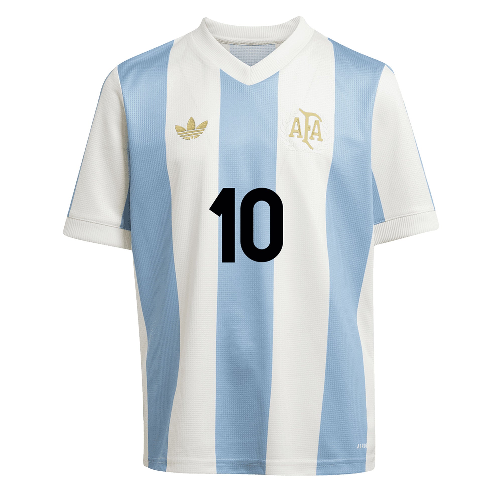 adidas Kids Argentina 50th Anniversary Jersey w/ Messi #10 Printing、mySite、noshort