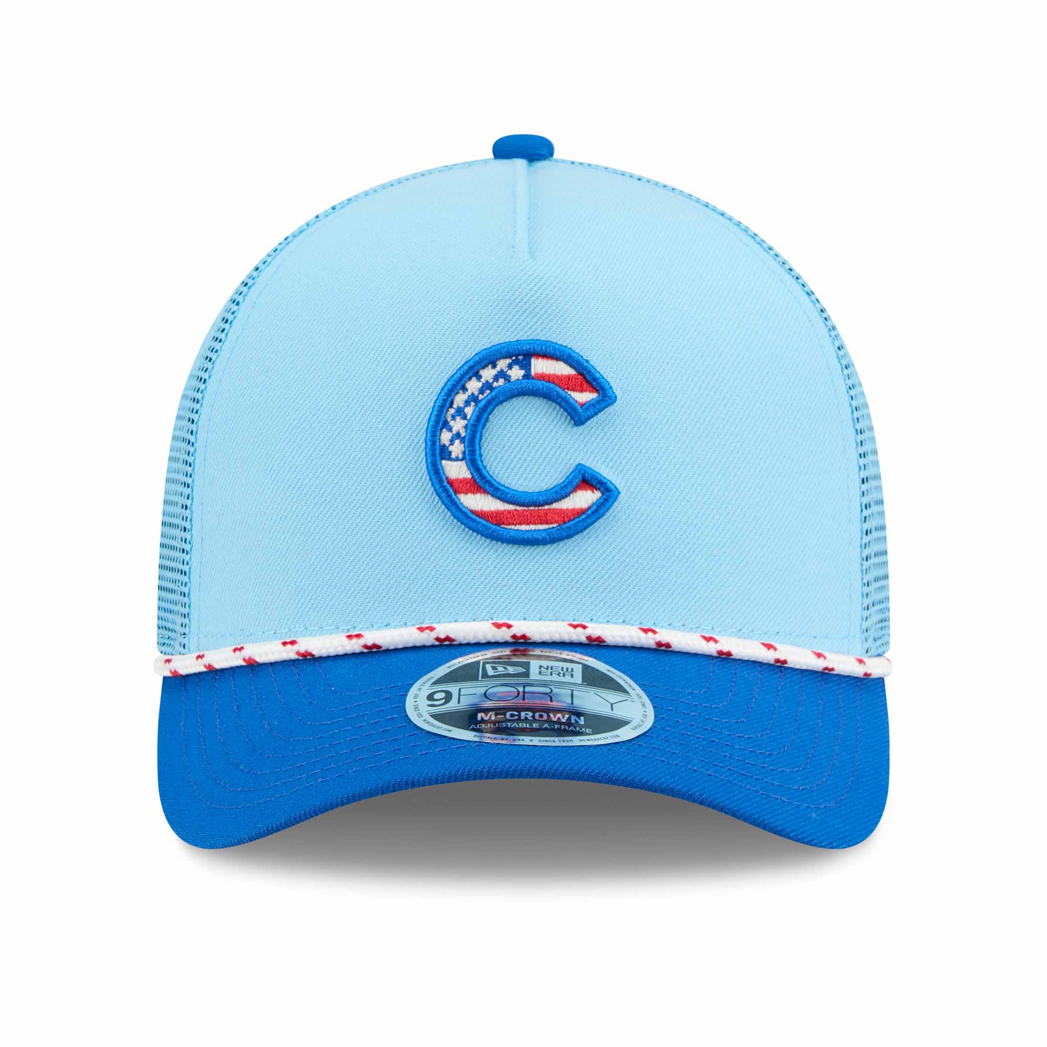 Chicago Cubs New Era 2025 Fourth of July 9FORTY Rope M Crown Adjustable Cap、mySite、vikingsvslions