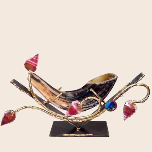 Copper Leaved Shofar Holder by Gary Rosenthal、mySite、topwebapps