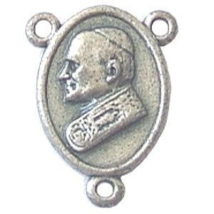 Pope John Paul II - center piece - Pewter (1.6cm-0.63 )、mySite、topwebapps