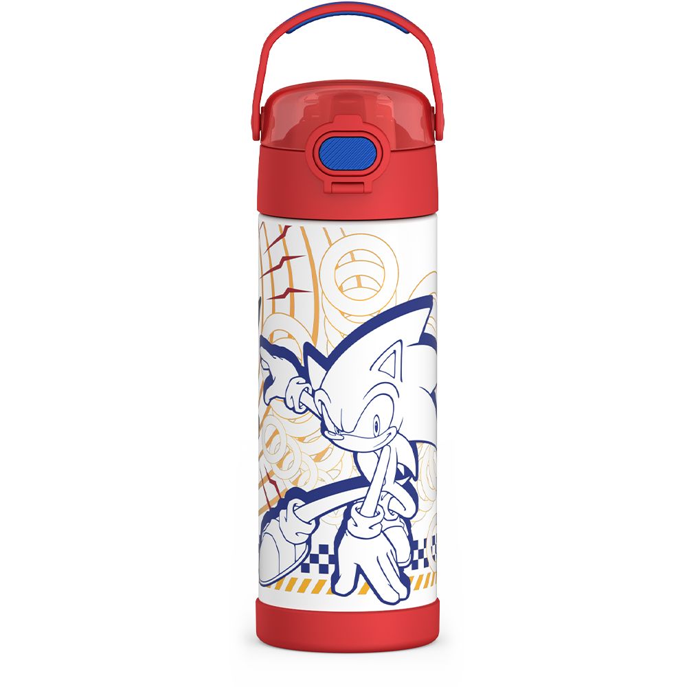 16oz FUNTAINER® WATER BOTTLE SONIC THE HEDGEHOG™、mySite、noshort