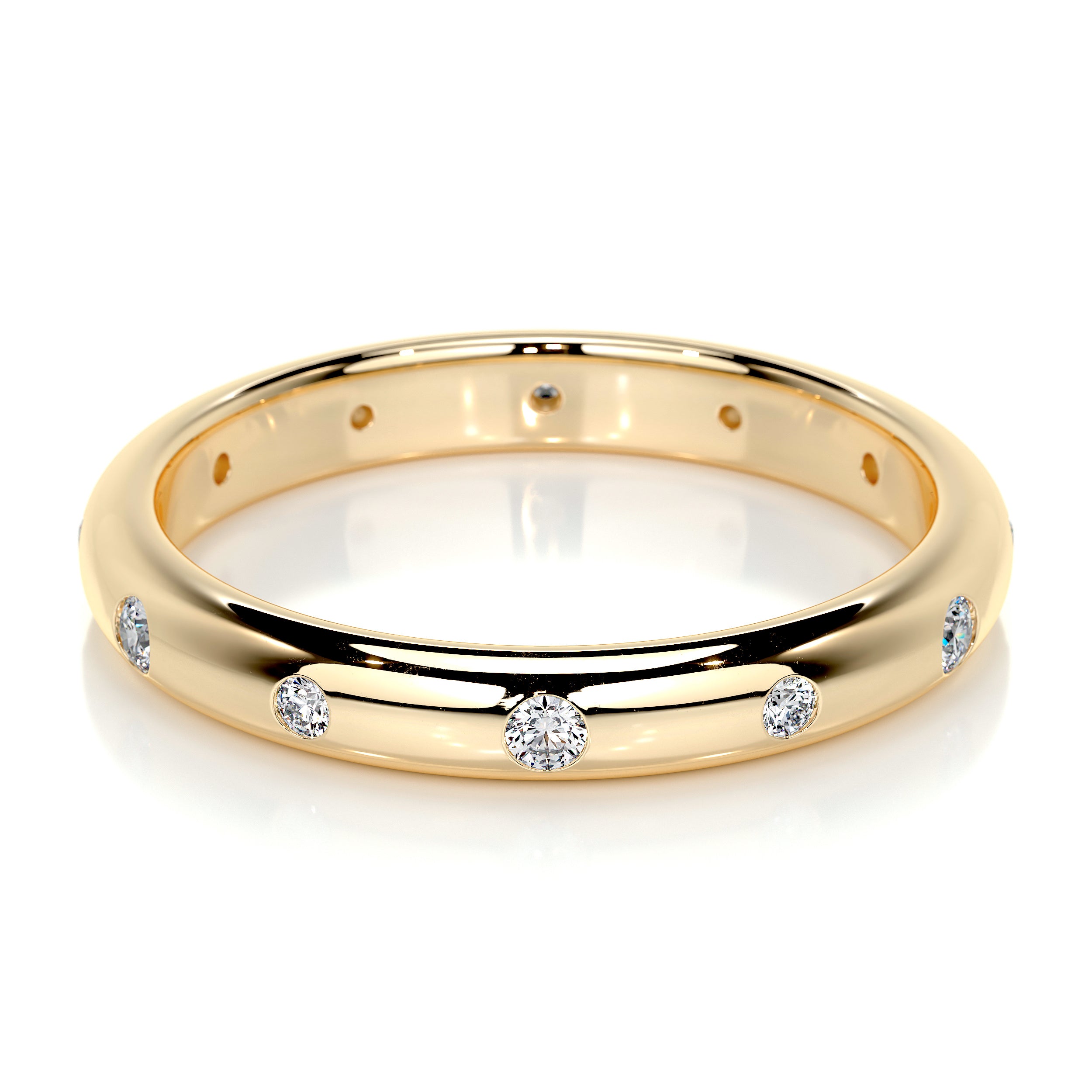 Zara Lab Grown Diamond Wedding Ring (0.18 Carat) -18K Yellow Gold、mySite、hinf8tx79