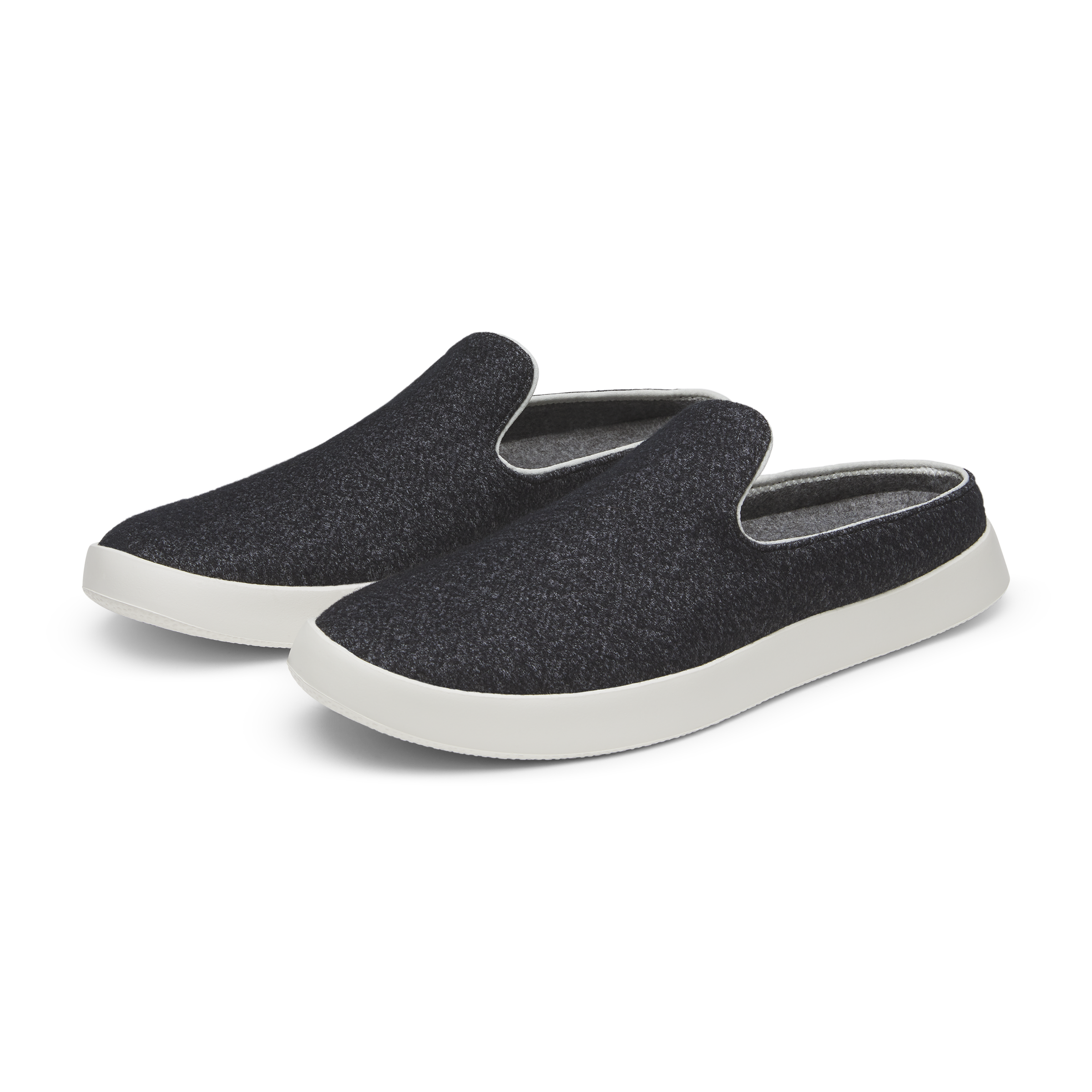 Men's Wool Lounger Mule - Dark Grey (Natural White Sole)、mySite、preschool7hills