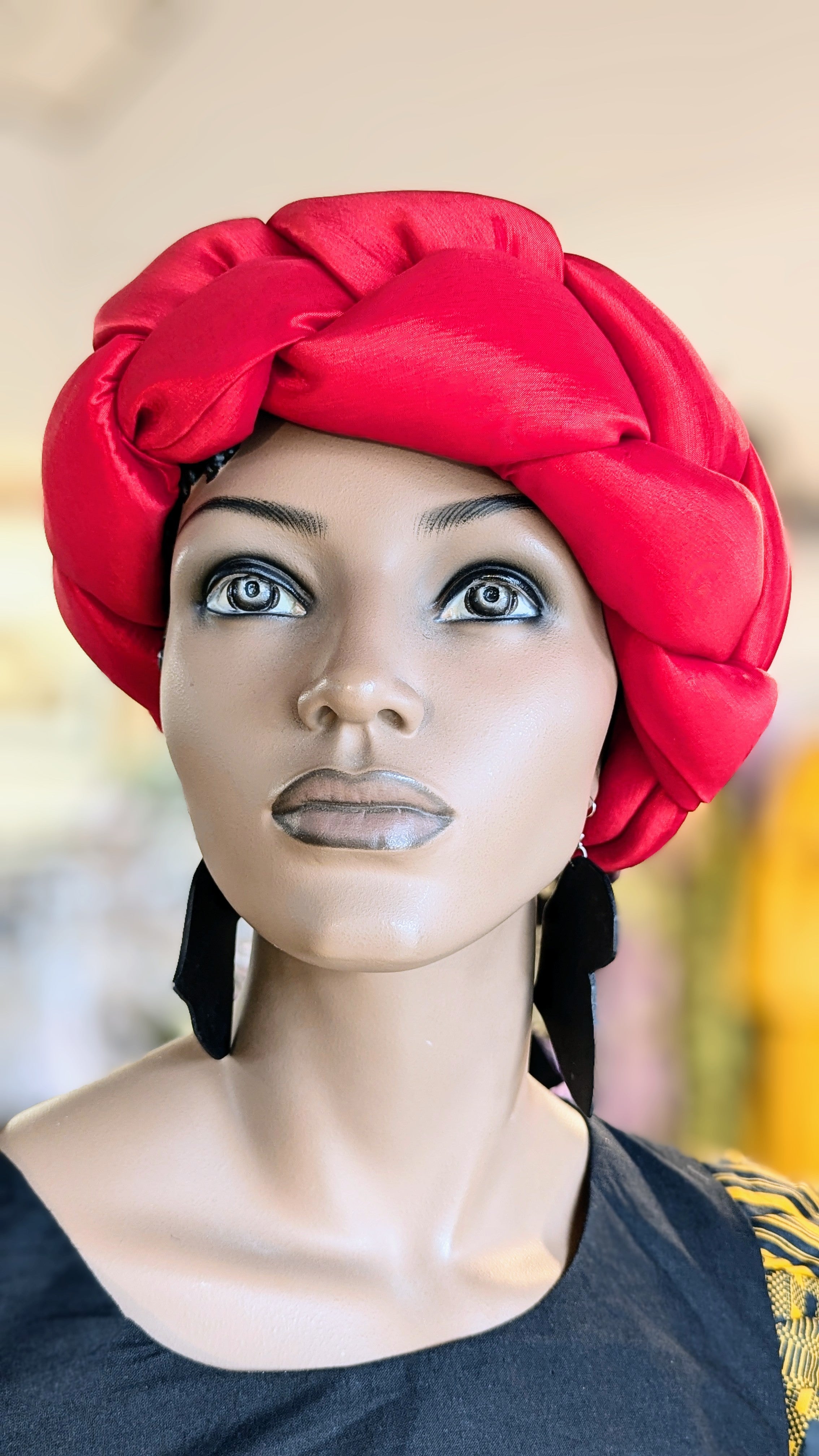 Dupsie's Akua Red African Headband DPWAH23、mySite、solidvoid