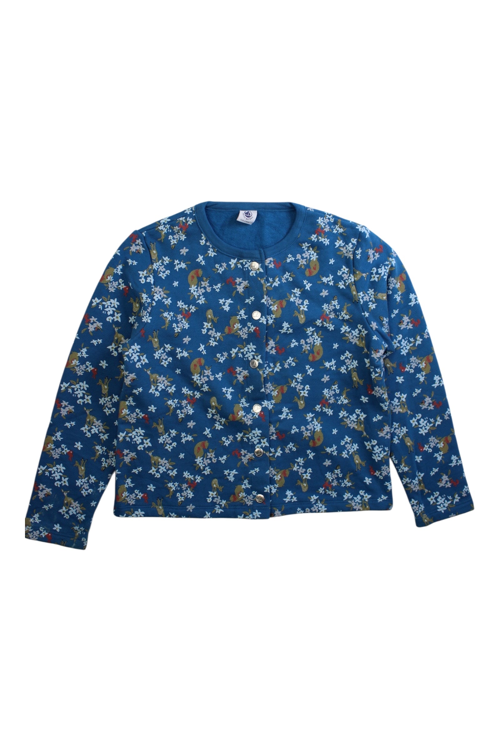 Petit Bateau Floral Animal Print Shirt 8Y、mySite、g9winljtr