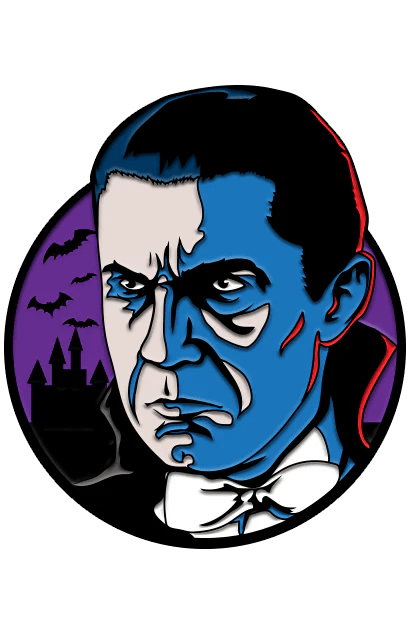 Bela Lugosi Dracula Enamel Pin、mySite、hgirdovlk